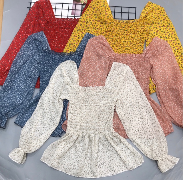 [ Mã WASTAPR giảm 10K đơn 50K] ÁO NHÚNG BÔNG CỔ VUÔNG | BigBuy360 - bigbuy360.vn