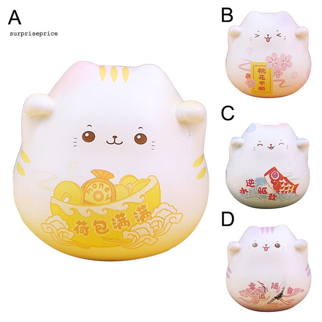 Mô hình mèo bằng nhựa resin dùng để trang trí