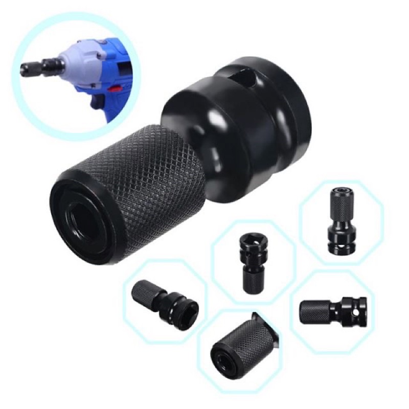 Đầu Chuyển Bulong 1/2 Sang Bắn Vít Lục Giác
