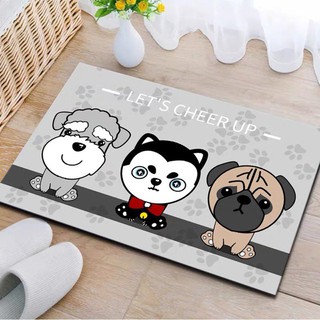 Thảm chùi chân lông mịn B&Q 40x60cm
