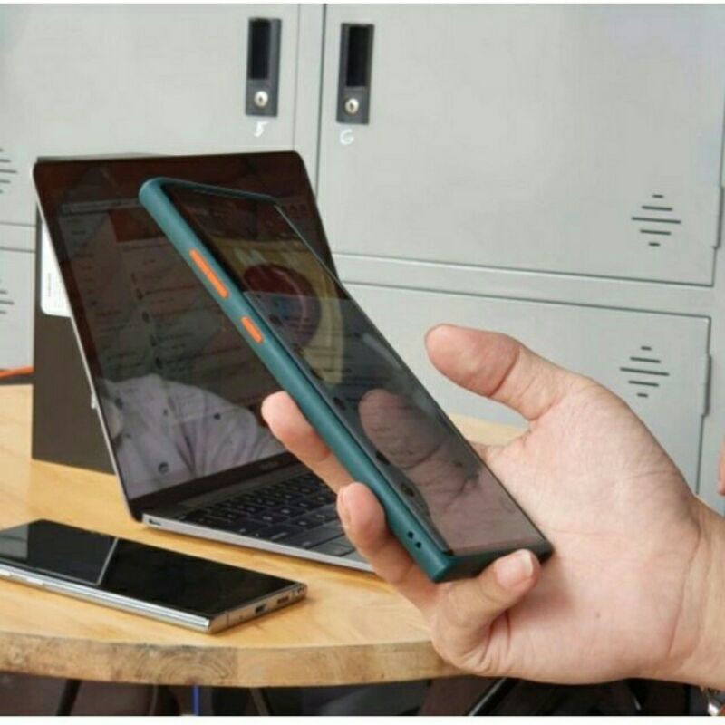 Ốp lưng LIKGUS samsung note 20 / note 20 Ultra / note 10 plus lưng nhám viền màu