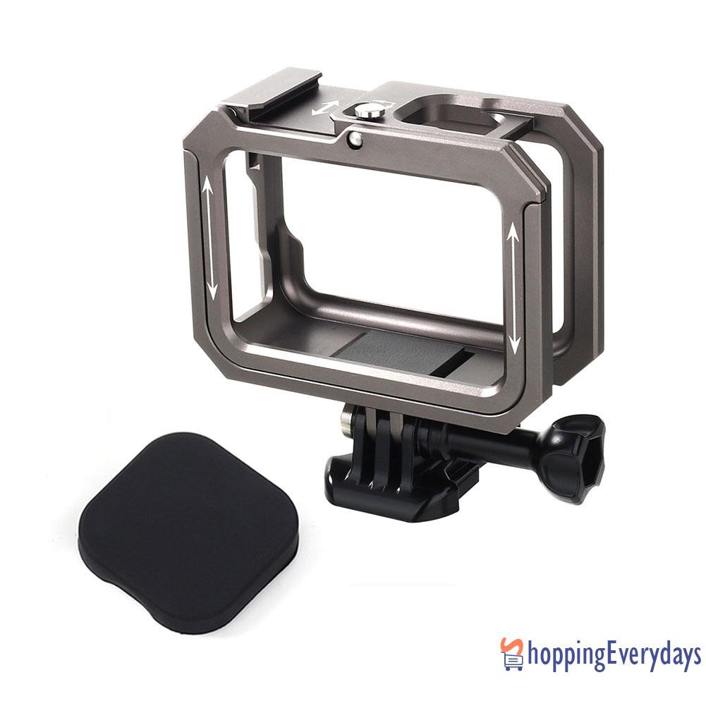 【sv】 Aluminum Housing Case for GoPro Hero 9 Camera Metal Cage Protective Frame