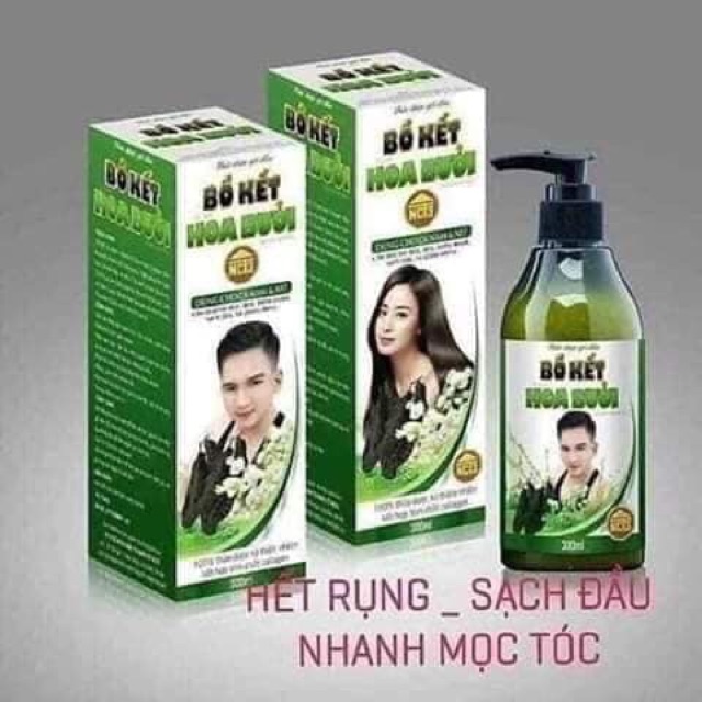 Dầu hội bồ kết hoa bưởi