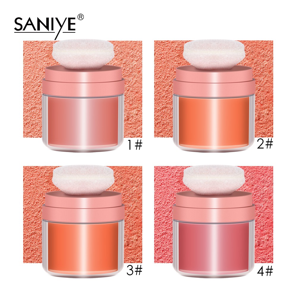 [Hàng mới về] Phấn má hồng mềm chiết xuất đào cho trang điểm chuyên nghiệp SANIYE BL009 | BigBuy360 - bigbuy360.vn