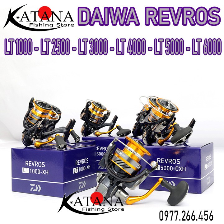 Máy Câu Daiwa REVROS - LT1000 LT2500 LT3000 LT4000 LT5000 LT6000