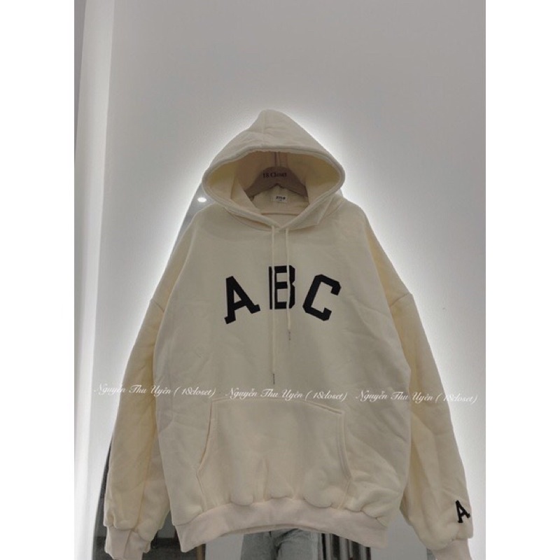 ÁO HOODIE ABC FORM RỘNG HOT TREND