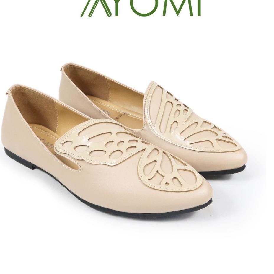 Giày Búp Bê Đế Bằng Abl43 Đính Nơ Xinh Xắn Cho Nữ | BigBuy360 - bigbuy360.vn