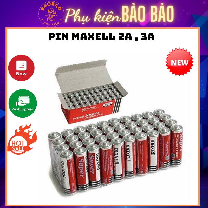 Pin Maxell 2A , 3A cho camera thiết bị điện tử chuột không dây