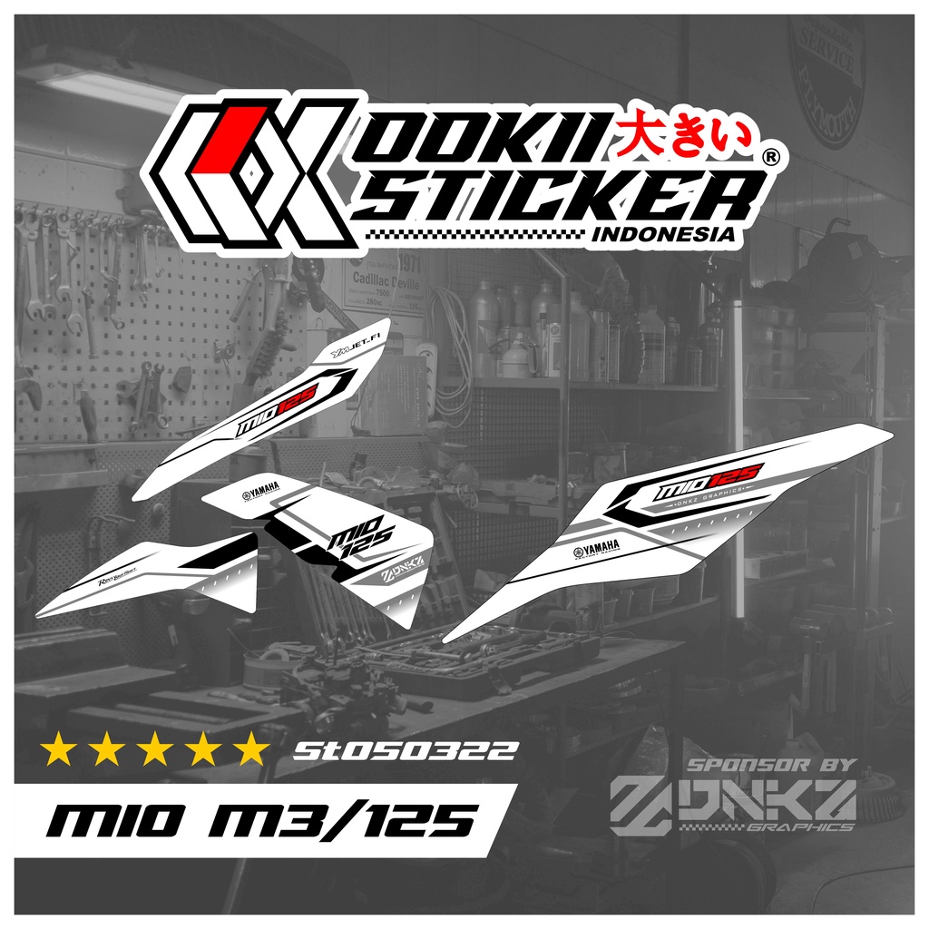 Mio M3 Sticker Decal Sọc Mio M3 / Mio Z / Mio 125 ST050322 OOKII