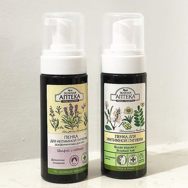 Dung Dịch Vệ Sinh Phụ Nữ Zelenaya Apteka 370ml, 150ml - Gel Vệ Sinh Chính Hãng