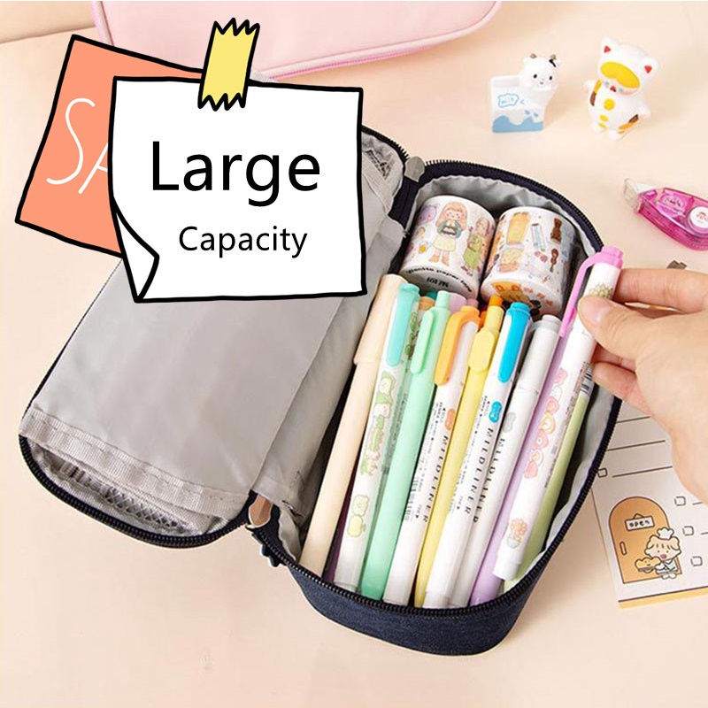 Túi Đựng Bút Nhiều Ngăn In Hình Nhóm Nhạc blackpink Hàn Quốc