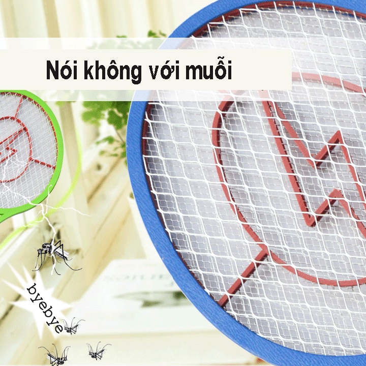 Vợt muỗi sạc tích điện không có đèn led youngcityshop 30.000
