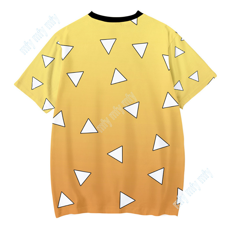 Áo Thun Hóa Trang Nhân Vật Kamado Tanjirou Nezuko Agatsuma Zenitsu Tomioka Giyuu