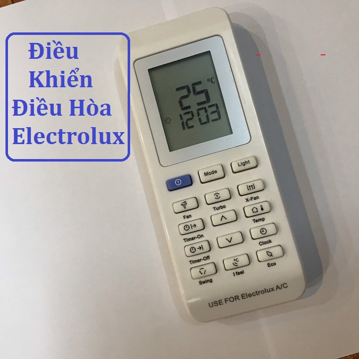 REMOTE ĐIỀU KHIỂN MÁY LẠNH ĐIỀU HOÀ ELECTROLUX  - REMOTE MÁY LẠNH ELECTROLUX MÀU TRẮNG