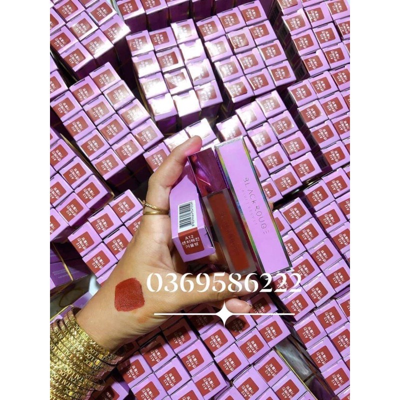 [ Sale 20% ] Son Black rouges A06 Son kem siêu lì hàng handmade