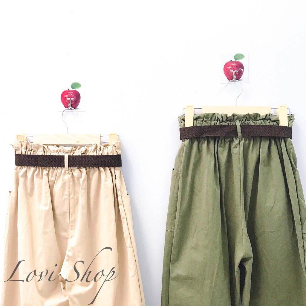 Quần kaki kèm nịt