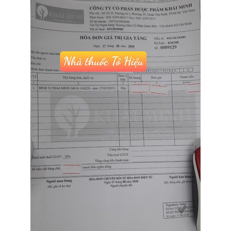 Bình Vị Thái Minh  - Dùng Cho Người Trào Ngược Dạ Dày