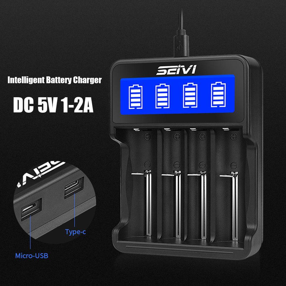 Đế Sạc Pin Nhanh Có Đèn LED Chỉ Báo Cho Pin AA AAA NI-CD NI-MH