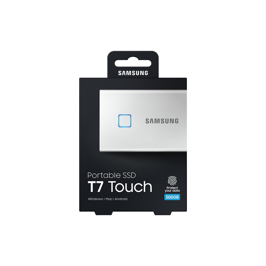 Ổ cứng di động SSD Portable Samsung T7 Touch 500GB - USB 3.2 Gen 2 (MU-PC500) | WebRaoVat - webraovat.net.vn