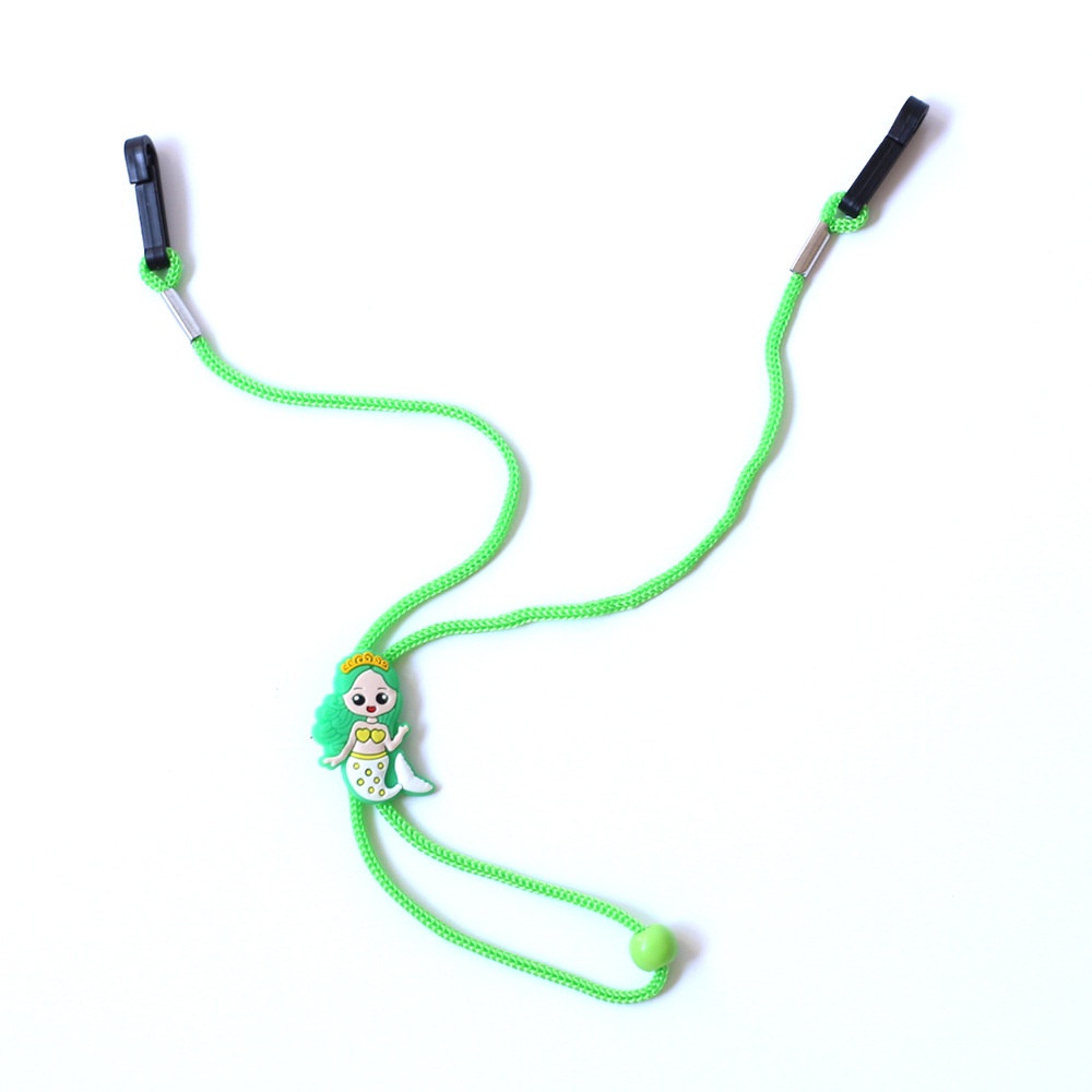 Dây đeo khẩu trang - đeo kính co giãn đàn hồi chống thất lạc ,chống rơi có nút điều chỉnh độ ôm hình nàng tiên cá cho bé