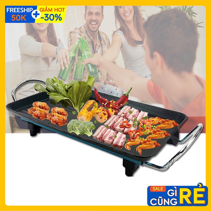 Bếp nướng điện không khói chống dính, Bếp nướng điện BBQ phù hợp gia đình 4-6 người