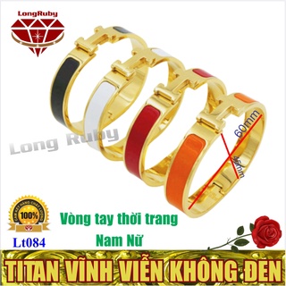 Vòng tay nam, lắc tay nữ titan thời trang hermes siêu xinh - lt084b