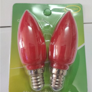 Combo 2 bóng đèn led trái ớt , led bàn thờ cà na ( 1 vỉ 2 cái )