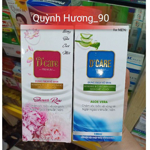 Dung dịch vệ sinh DCARE 100ml cho nam và nữ