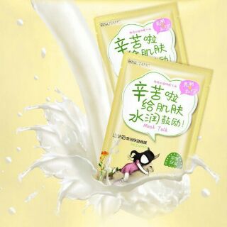 10 miếng  100k Mặt nạ tinh chất sữa dê