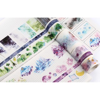 Băng Dính Washi Tape Series Đường Quả Quả trang trí sổ tay, planner, lưu bút
