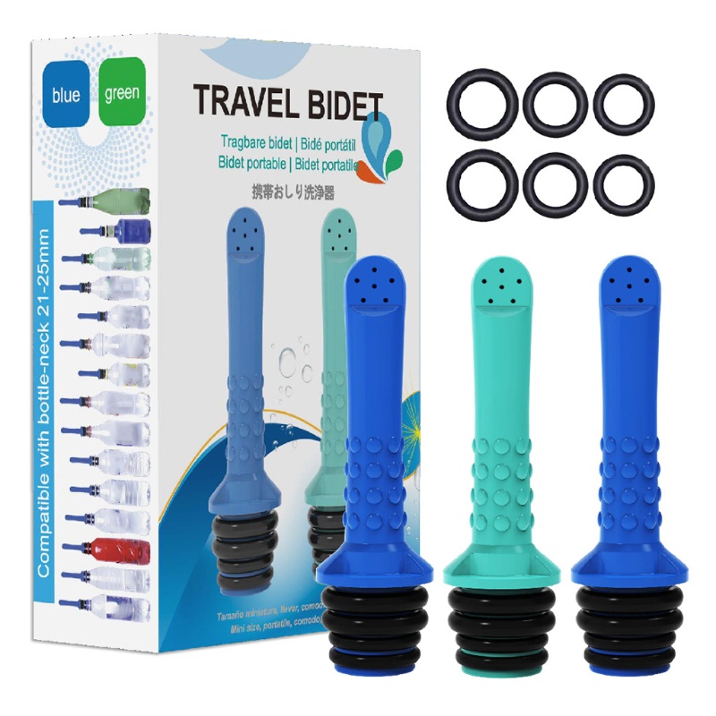 Vòi Xịt Vệ Sinh Toilet Dạng Nhấn Tiện Dụng Khi Đi Du Lịch