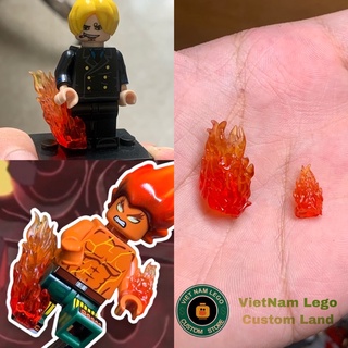 Phụ kiện minifigures: Effect lửa chân và tay