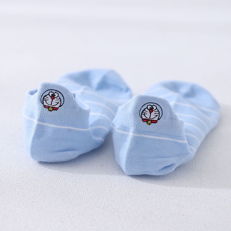 Vớ Cotton Mềm In Hình Doraemon Dễ Thương Cho Nam Và Nữ