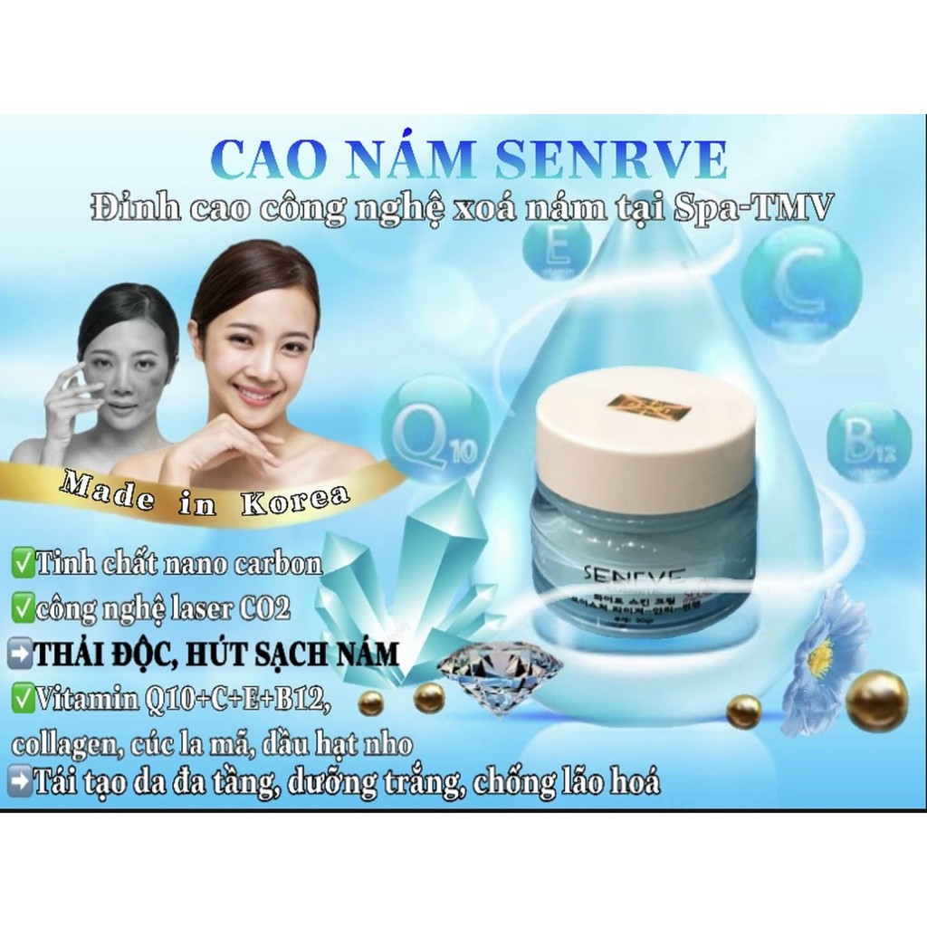 Cao Nám Kem Ngừa Nám Tàn Nhang SENRVE [CHÍNH HÃNG]