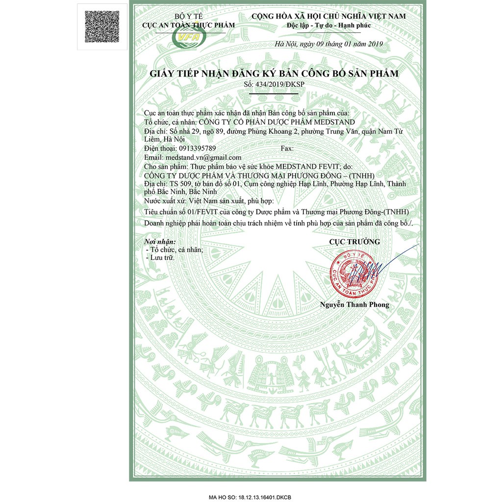 Bổ sung sắt và Acid Folic cho người thiếu máu, bà bầu - Medstand Fevit - Hộp 30 viên sắt