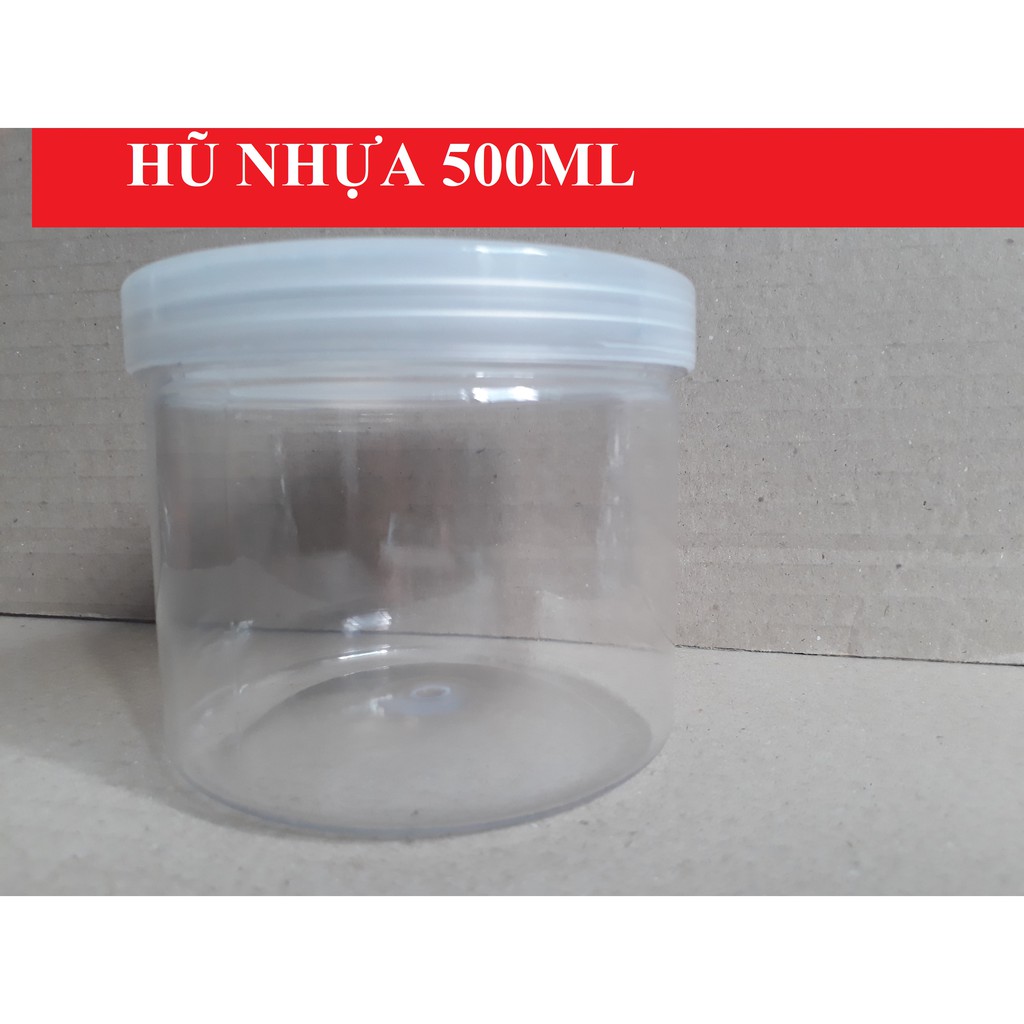 HŨ NHỰA 500G (HŨ 500ML)- HŨ NHỰA ĐỰNG MỸ PHẨM