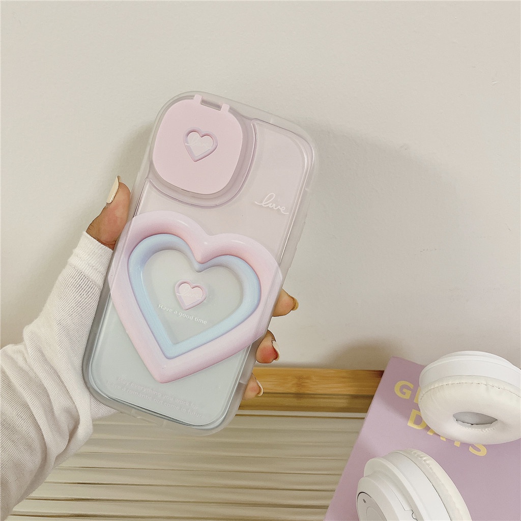 Ốp Điện Thoại TPU Mềm Tích Hợp Gương Trang Điểm Cho iphone Case 13 Pro Max 12 Pro Max