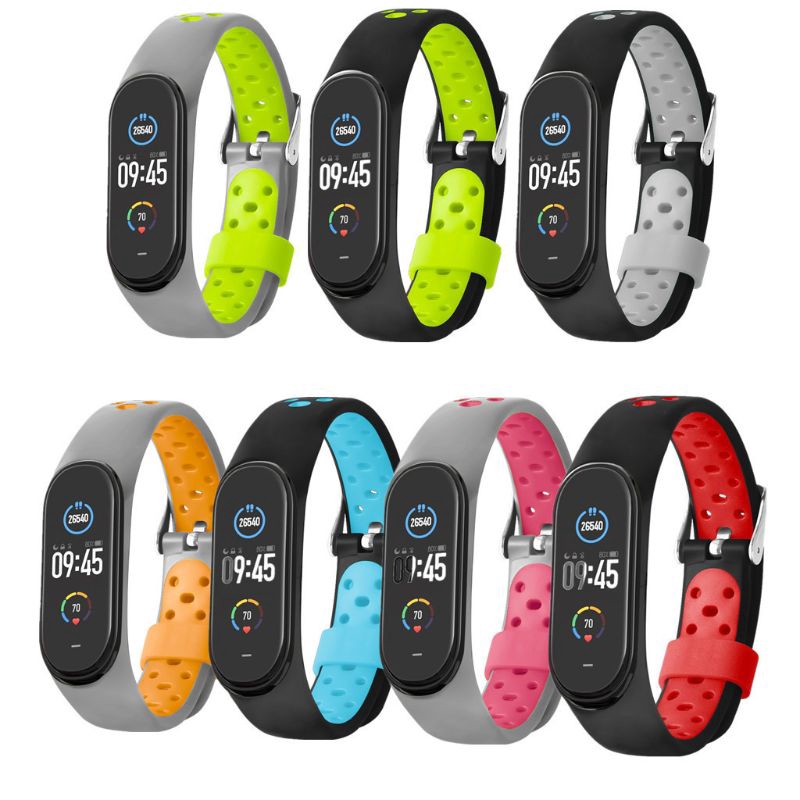 Dây Đeo Thay Thế Bằng Silicone Cho Xiaomi Mi Band 3 / 4 / 5 | BigBuy360 - bigbuy360.vn