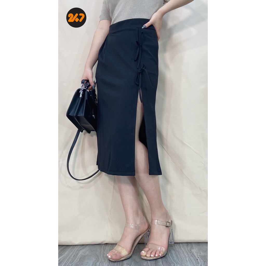 Chân Váy Xẻ Buộc Dây CV345 - NB/T1/K21 | BigBuy360 - bigbuy360.vn