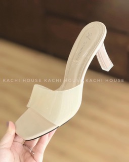 Guốc mica trắng sữa