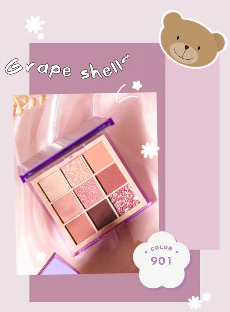 Bảng Phấn Mắt 9 Màu Chống Nước Tiện Dụng MK | BigBuy360 - bigbuy360.vn