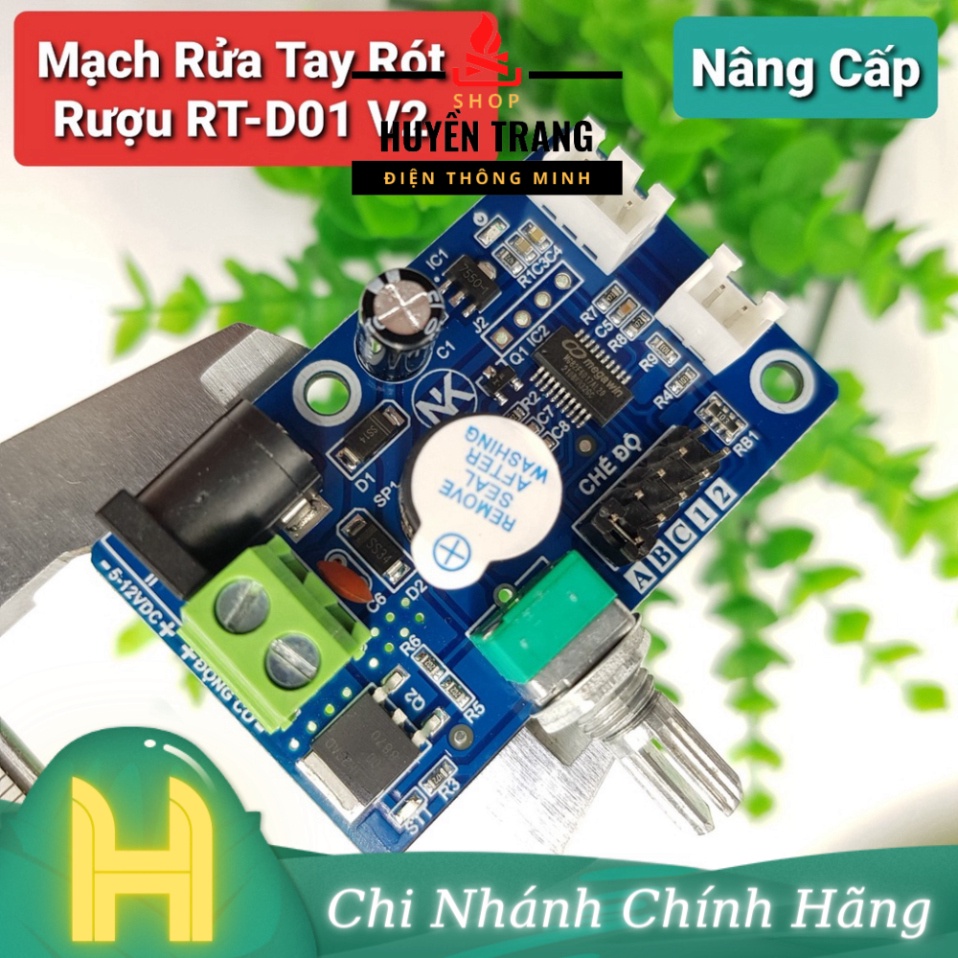 Mạch Rửa Tay Rót Rượu Tạo Trễ Mạch Delay RT-D01 RT-D02 thương hiệu NK