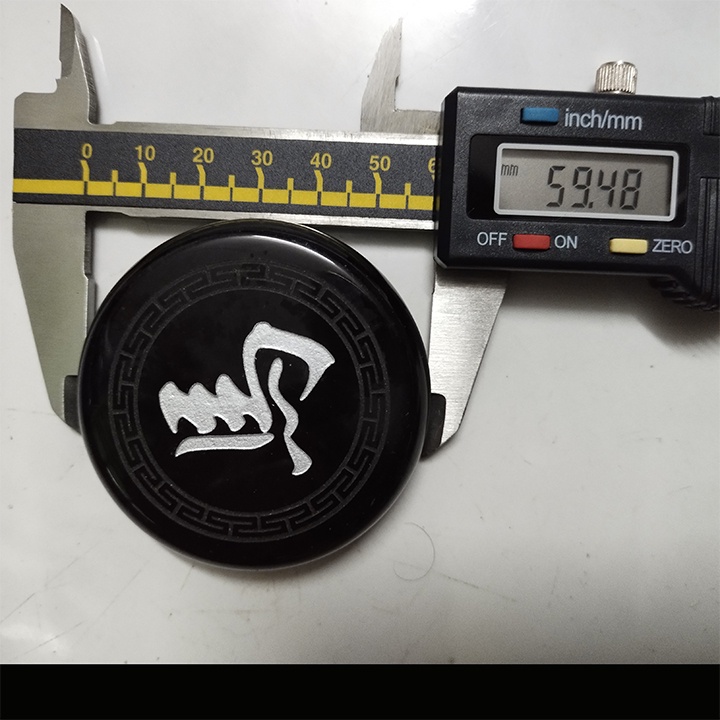 Cờ tướng đá Obsidian thiên nhiên size 60mm cao cấp kèm bàn cờ gỗ