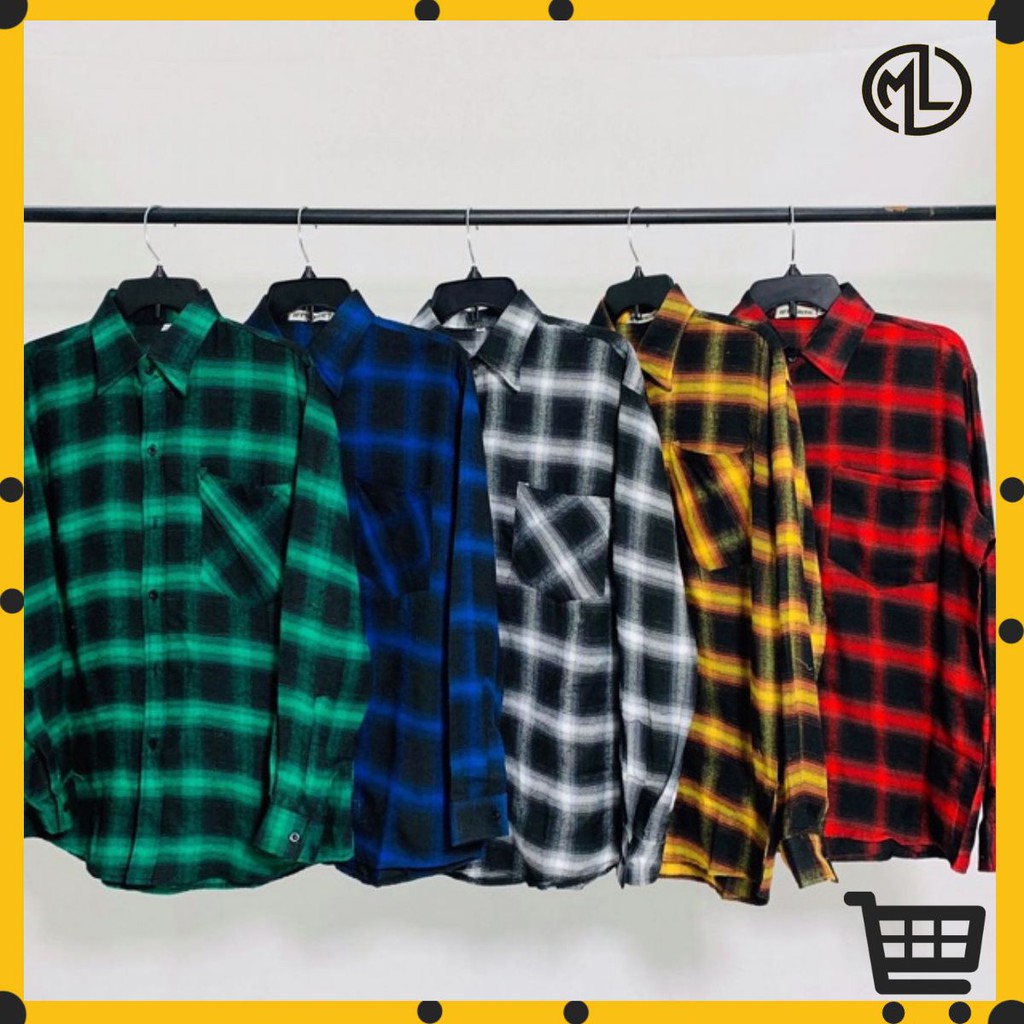 Áo sơ mi caro dài tay