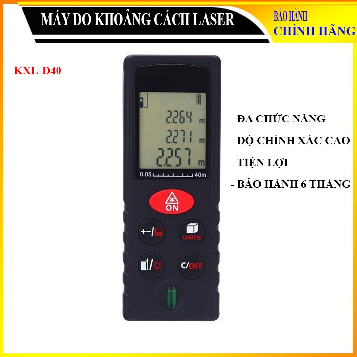 Máy đo khoảng cách laser kỹ thuật số KXL-D40 40M - Máy đo khoảng cách Rangefinder