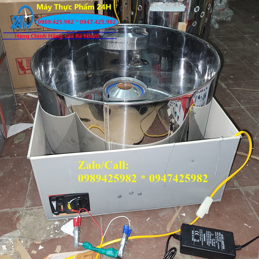 Máy thổi bông gòn dùng gas mini loại bán lưu động