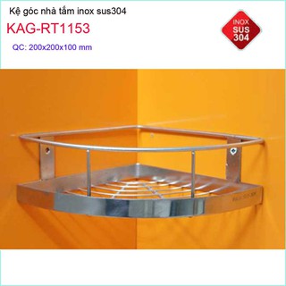 KỆ GÓC NHÀ TẮM INOX KAG-RT1153
