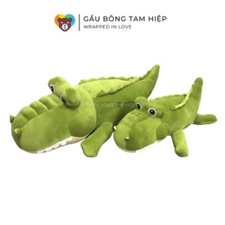 Cá Sấu bông Kute hàng Việt Nam chất lượng cao Chất liệu vải co giãn 4 chiều cao cấp mềm mịn nhồi 100% bông gòn