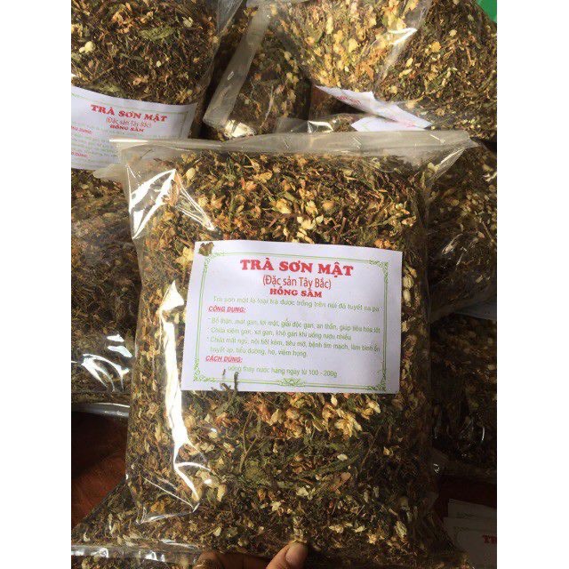 1kg Trà Sơn Mật Hồng Sâm Loại 1 (Khô, Thơm, Sạch) được trồng trên núi đá tuyết Sa Pa.