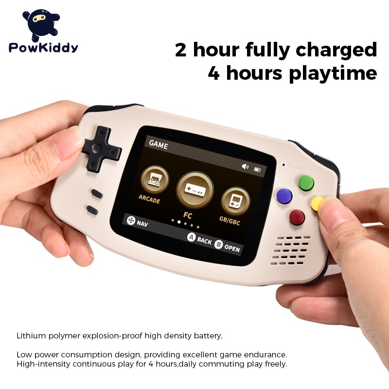 Máy Chơi game Cầm Tay A30 Màn Hình 2.8 inch IPS HD 32G Tích Hợp 4000 Trò Chơi Cho Bé